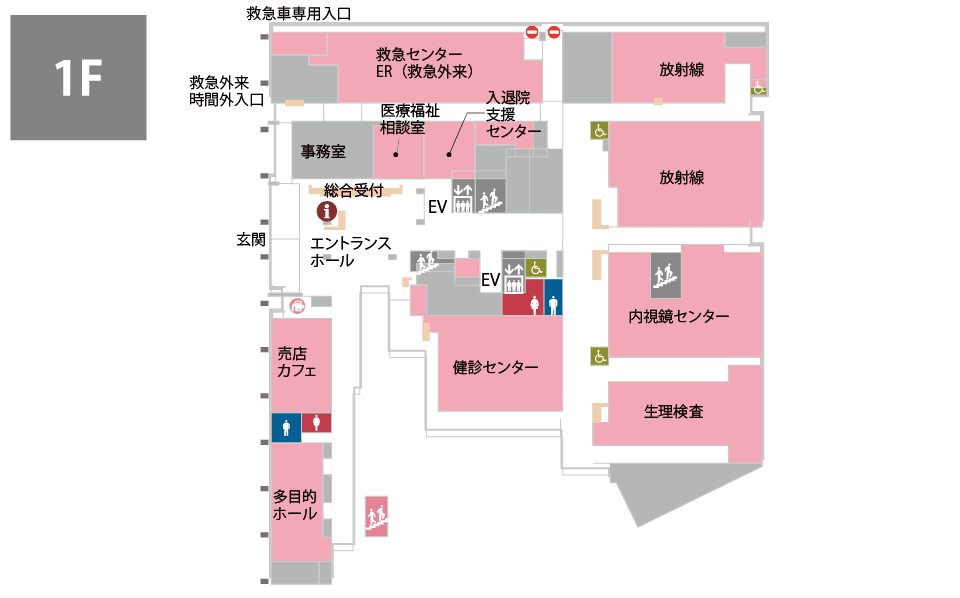 フロアマップ1F