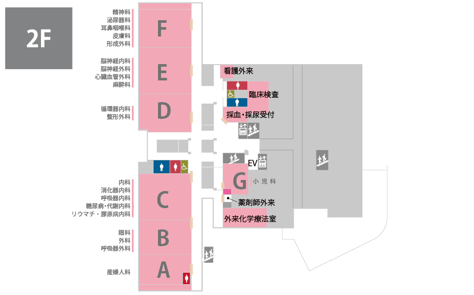 フロアマップ2F