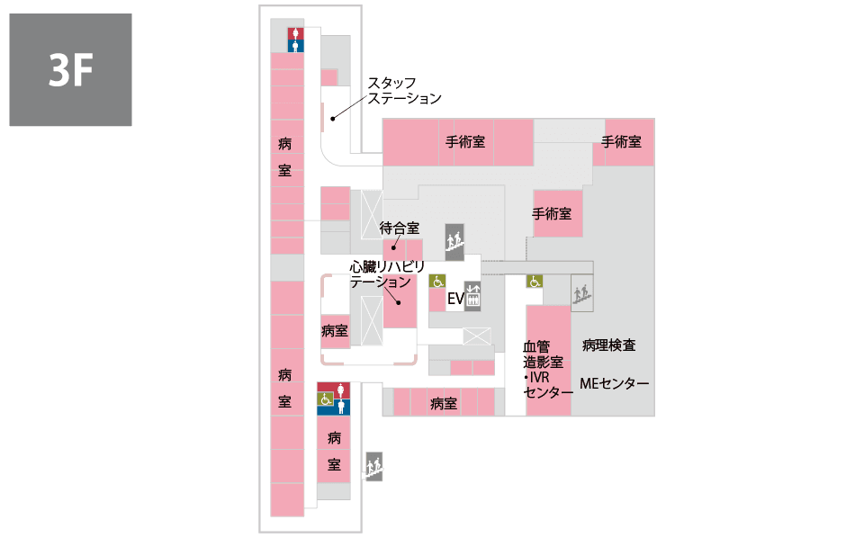 フロアマップ3F