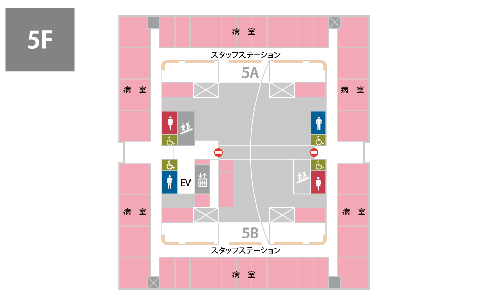フロアマップ5F
