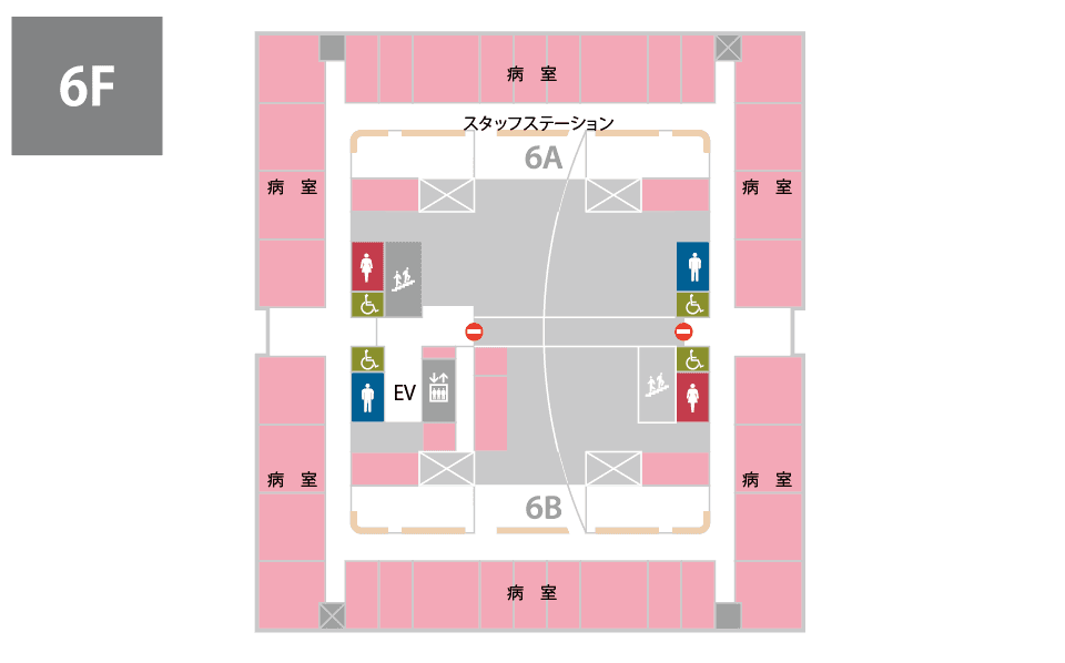 フロアマップ6F